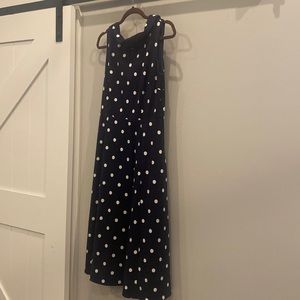 Boden Navy polka dot dress